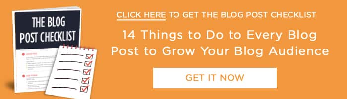 14 Things You Should Do to Every Blog Post Before You Hit Publish | If you’re ready to grow your blog audience, but aren’t sure about the best ways take to market it, this post includes 14 tips for bloggers and entrepreneurs to help your content get found and shared by more people everywhere.